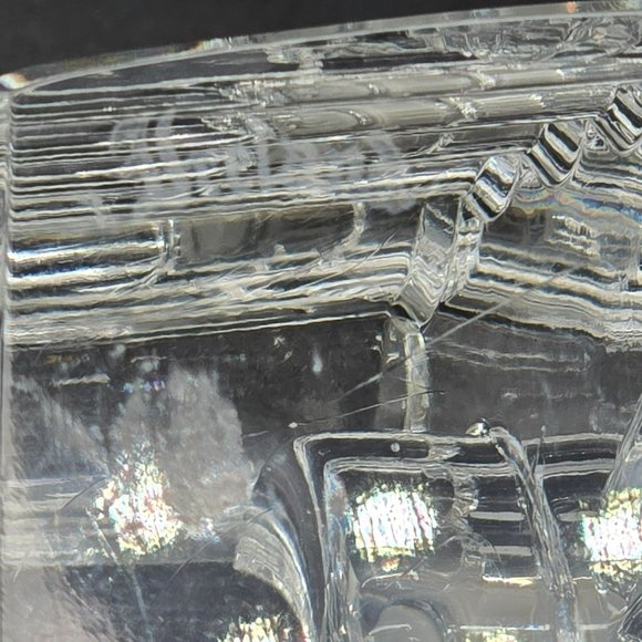 Waterford Crystal Mantle Clock With Roman Numerals Glass Vintage Style JJ3821 - Picture 11 of 16